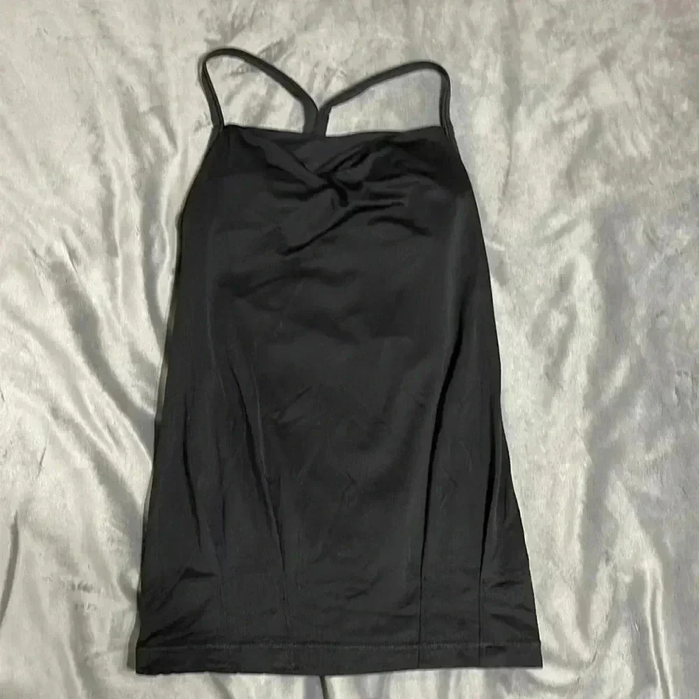 Lululemon Black Tank Top with Built in Bra